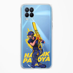 Hardik Hardhitter Pandya Crystal Clear Transparent Case-(Realme)