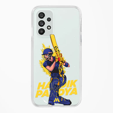 Hardik Hardhitter Pandya Crystal Clear Transparent Case-(Samsung)