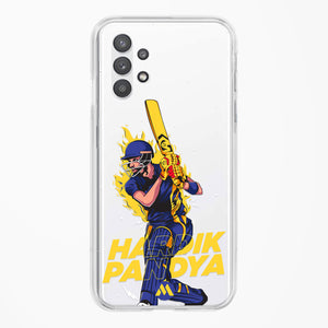 Hardik Hardhitter Pandya Crystal Clear Transparent Case-(Samsung)