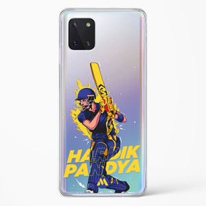 Hardik Hardhitter Pandya Crystal Clear Transparent Case-(Samsung)