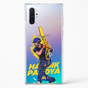 Hardik Hardhitter Pandya Crystal Clear Transparent Case-(Samsung)