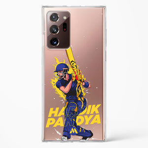 Hardik Hardhitter Pandya Crystal Clear Transparent Case-(Samsung)