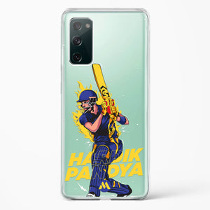 Hardik Hardhitter Pandya Crystal Clear Transparent Case-(Samsung)