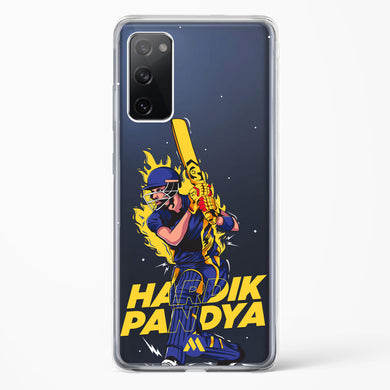 Hardik Hardhitter Pandya Crystal Clear Transparent Case-(Samsung)