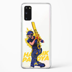 Hardik Hardhitter Pandya Crystal Clear Transparent Case-(Samsung)