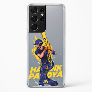 Hardik Hardhitter Pandya Crystal Clear Transparent Case-(Samsung)