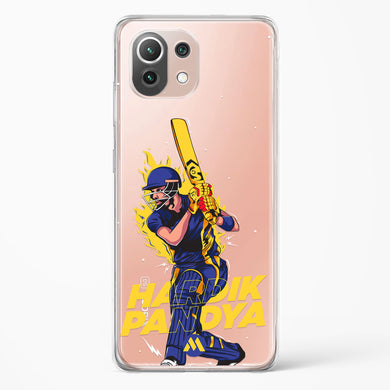 Hardik Hardhitter Pandya Crystal Clear Transparent Case-(Xiaomi)