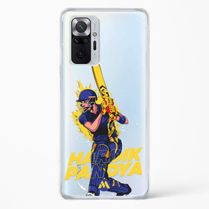 Hardik Hardhitter Pandya Crystal Clear Transparent Case-(Xiaomi)