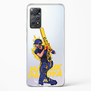 Hardik Hardhitter Pandya Crystal Clear Transparent Case-(Xiaomi)