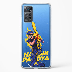 Hardik Hardhitter Pandya Crystal Clear Transparent Case-(Xiaomi)