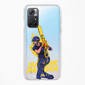 Hardik Hardhitter Pandya Crystal Clear Transparent Case-(Xiaomi)