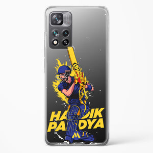 Hardik Hardhitter Pandya Crystal Clear Transparent Case-(Xiaomi)
