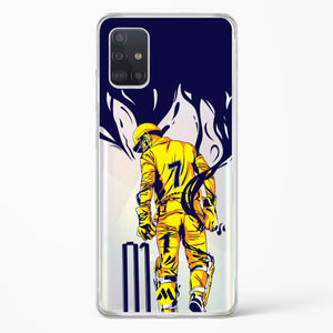 MS Dhoni Greatest Finisher Crystal Clear Transparent Case-(Samsung)