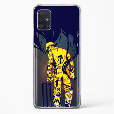 MS Dhoni Greatest Finisher Crystal Clear Transparent Case-(Samsung)
