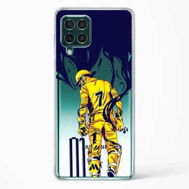 MS Dhoni Greatest Finisher Crystal Clear Transparent Case-(Samsung)