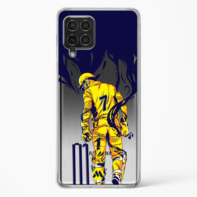 MS Dhoni Greatest Finisher Crystal Clear Transparent Case-(Samsung)