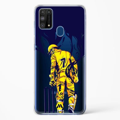 MS Dhoni Greatest Finisher Crystal Clear Transparent Case-(Samsung)