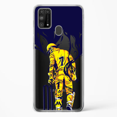 MS Dhoni Greatest Finisher Crystal Clear Transparent Case-(Samsung)