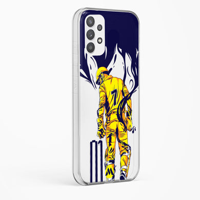 MS Dhoni Greatest Finisher Crystal Clear Transparent Case-(Samsung)