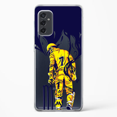 MS Dhoni Greatest Finisher Crystal Clear Transparent Case-(Samsung)