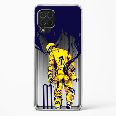MS Dhoni Greatest Finisher Crystal Clear Transparent Case-(Samsung)