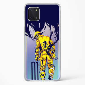 MS Dhoni Greatest Finisher Crystal Clear Transparent Case-(Samsung)