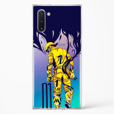 MS Dhoni Greatest Finisher Crystal Clear Transparent Case-(Samsung)