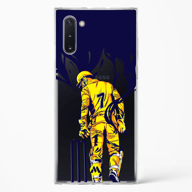 MS Dhoni Greatest Finisher Crystal Clear Transparent Case-(Samsung)