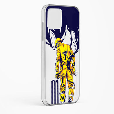 MS Dhoni Greatest Finisher Crystal Clear Transparent Case-(Samsung)