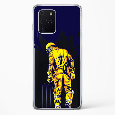 MS Dhoni Greatest Finisher Crystal Clear Transparent Case-(Samsung)