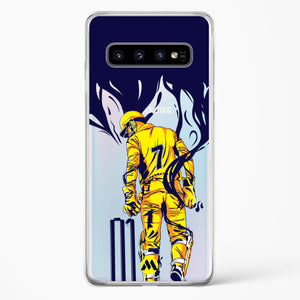 MS Dhoni Greatest Finisher Crystal Clear Transparent Case-(Samsung)