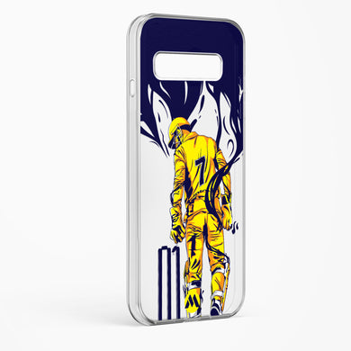 MS Dhoni Greatest Finisher Crystal Clear Transparent Case-(Samsung)
