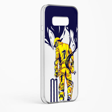 MS Dhoni Greatest Finisher Crystal Clear Transparent Case-(Samsung)