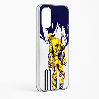 MS Dhoni Greatest Finisher Crystal Clear Transparent Case-(Samsung)