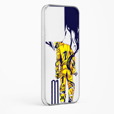 MS Dhoni Greatest Finisher Crystal Clear Transparent Case-(Samsung)