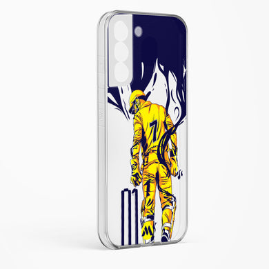 MS Dhoni Greatest Finisher Crystal Clear Transparent Case-(Samsung)