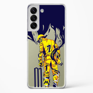 MS Dhoni Greatest Finisher Crystal Clear Transparent Case-(Samsung)