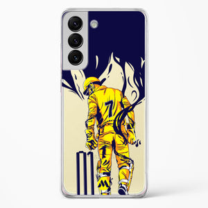MS Dhoni Greatest Finisher Crystal Clear Transparent Case-(Samsung)