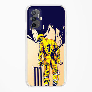 MS Dhoni Greatest Finisher Crystal Clear Transparent Case-(Vivo)