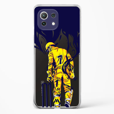 MS Dhoni Greatest Finisher Crystal Clear Transparent Case-(Xiaomi)