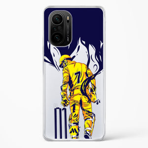 MS Dhoni Greatest Finisher Crystal Clear Transparent Case-(Xiaomi)