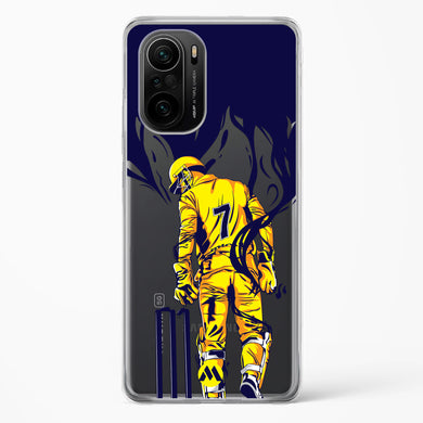 MS Dhoni Greatest Finisher Crystal Clear Transparent Case-(Xiaomi)