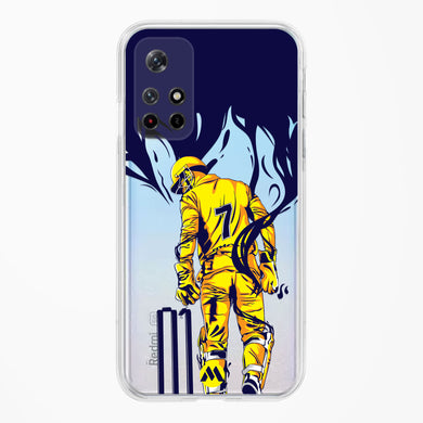 MS Dhoni Greatest Finisher Crystal Clear Transparent Case-(Xiaomi)