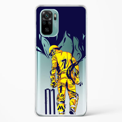 MS Dhoni Greatest Finisher Crystal Clear Transparent Case-(Xiaomi)
