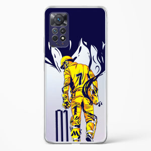 MS Dhoni Greatest Finisher Crystal Clear Transparent Case (Xiaomi)