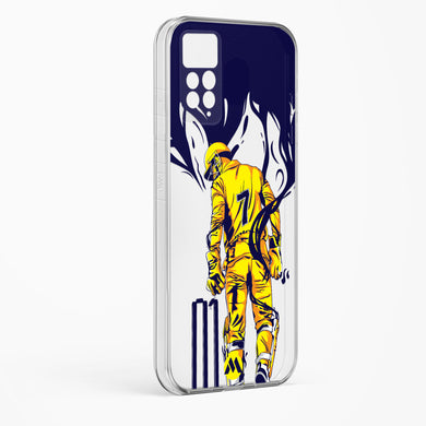 MS Dhoni Greatest Finisher Crystal Clear Transparent Case-(Xiaomi)