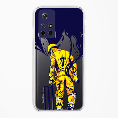 MS Dhoni Greatest Finisher Crystal Clear Transparent Case-(Xiaomi)