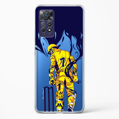 MS Dhoni Greatest Finisher Crystal Clear Transparent Case-(Xiaomi)