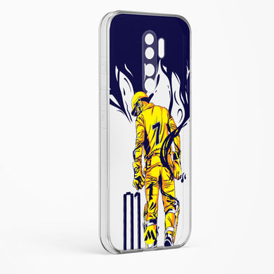 MS Dhoni Greatest Finisher Crystal Clear Transparent Case-(Xiaomi)