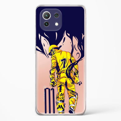 MS Dhoni Greatest Finisher Crystal Clear Transparent Case-(Xiaomi)